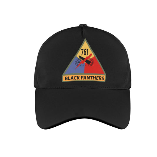 Army - 761st Tank Battalion SSI w Name Tape Dad Cap - DTG or Embroidery