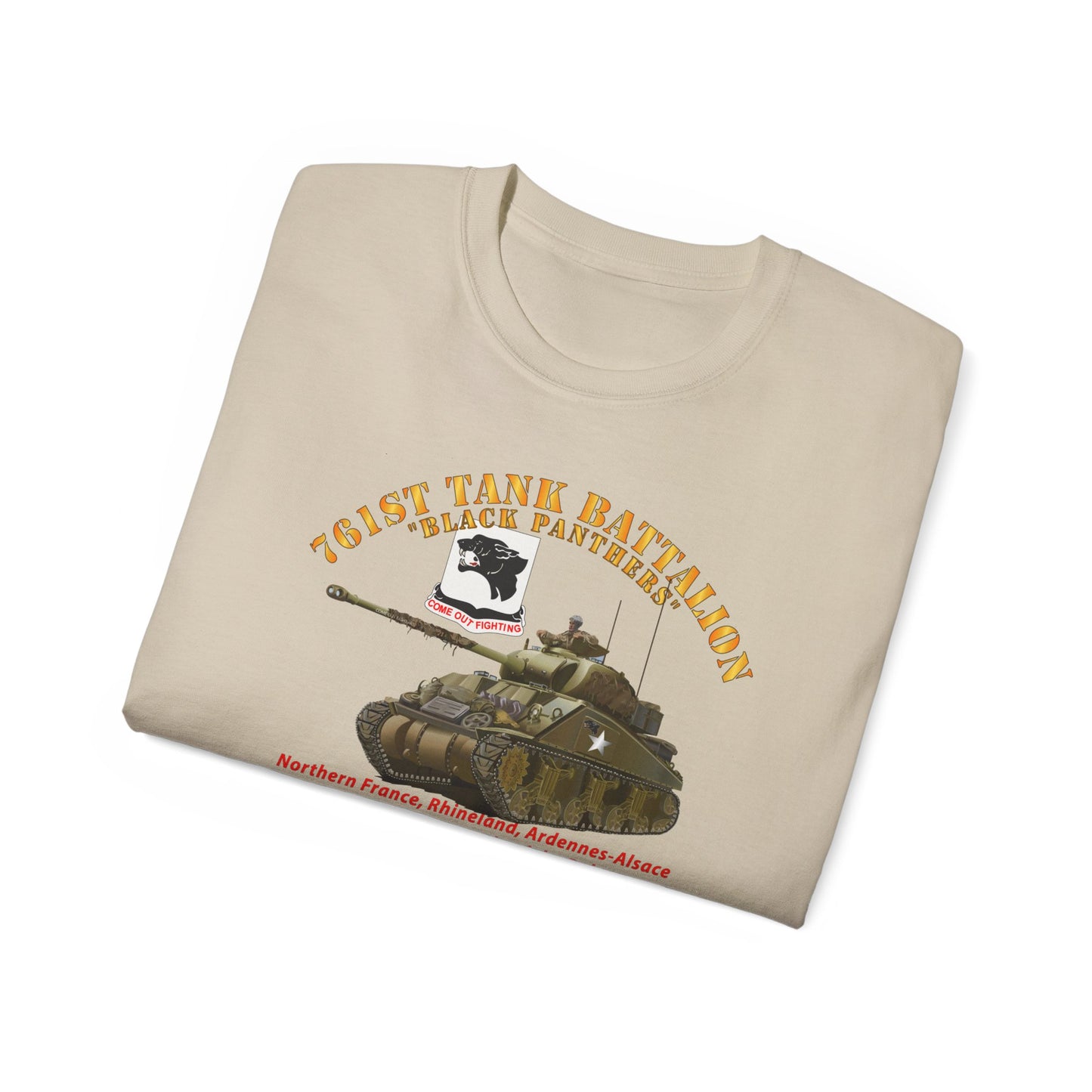 Unisex Ultra Cotton Tee - 761st Tank Battalion - Black Panthers