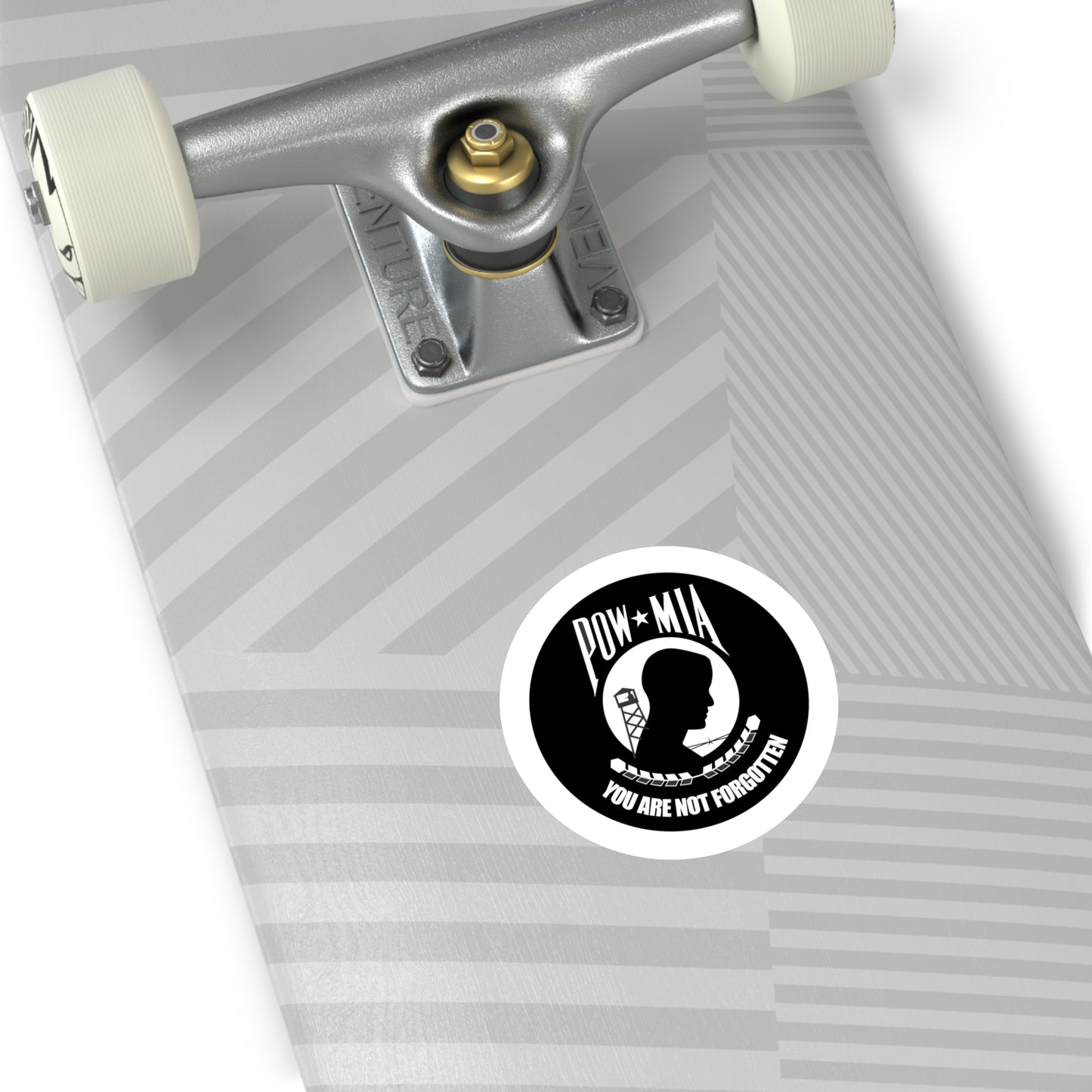 Round Stickers, Indoor\Outdoor POW/MIA Stickers - POWs/MIAs - YOU ARE NOT FORGOTTEN!