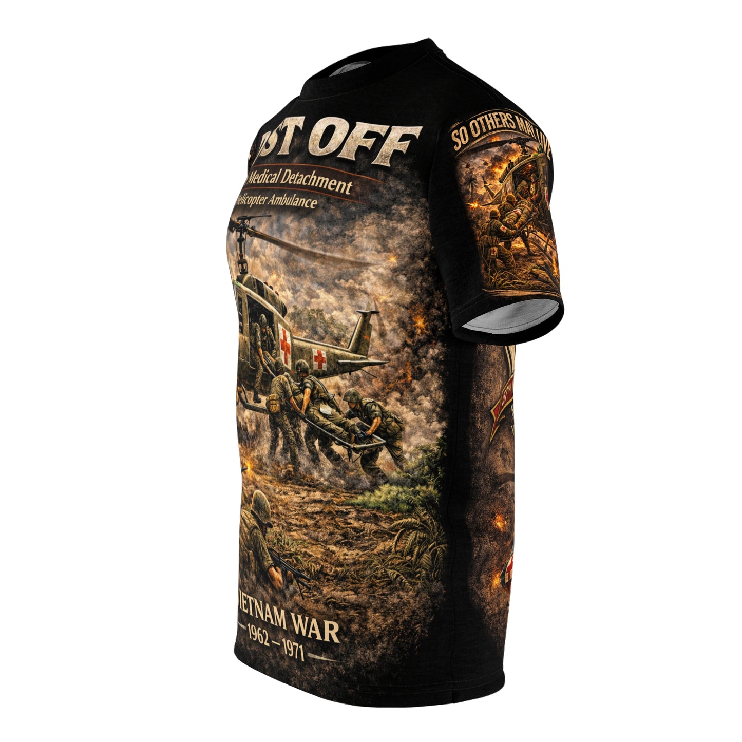57th Medical Detachment Vietnam Tribute Tee — "The Original Dustoff" - Version 2