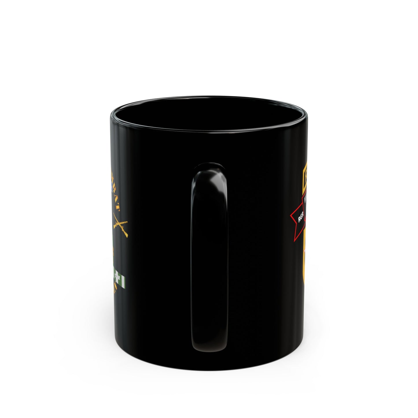 Black Mug 15oz - Army - Ranger Advisor - Vietnam Ranger Forces - Vietnam Veteran