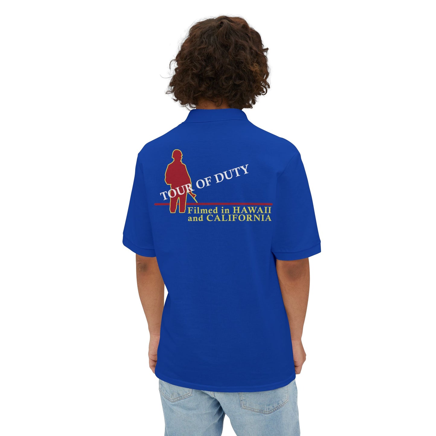 Men's Casual Piqué Polo - Tour Of Duty