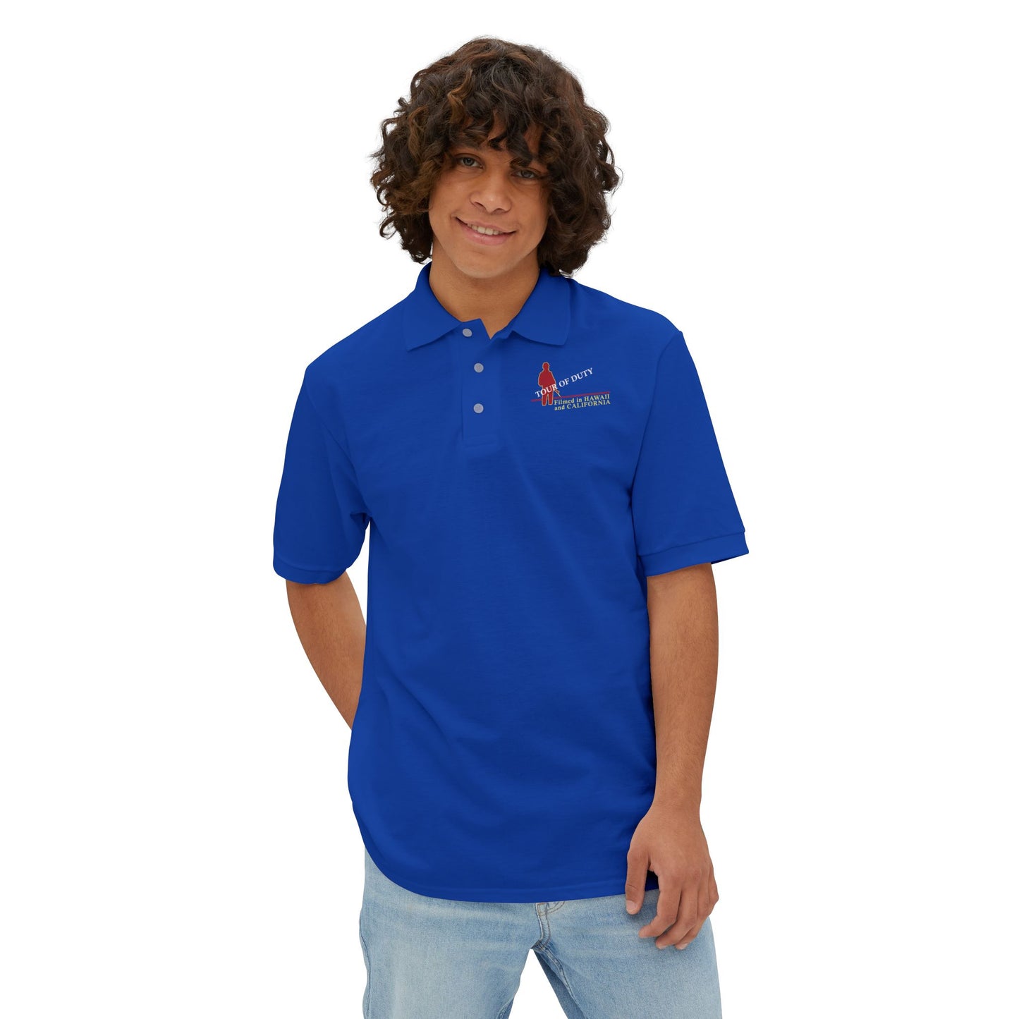 Men's Casual Piqué Polo - Tour Of Duty