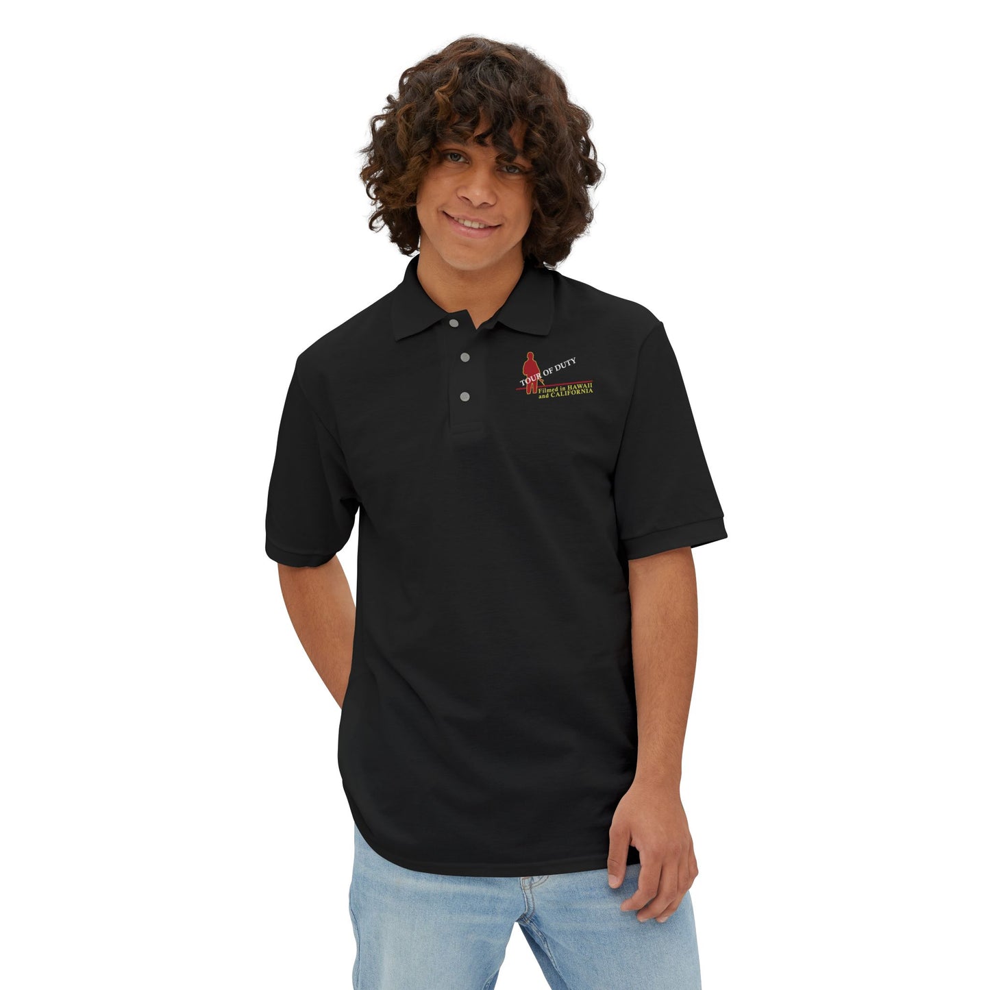 Men's Casual Piqué Polo - Tour Of Duty