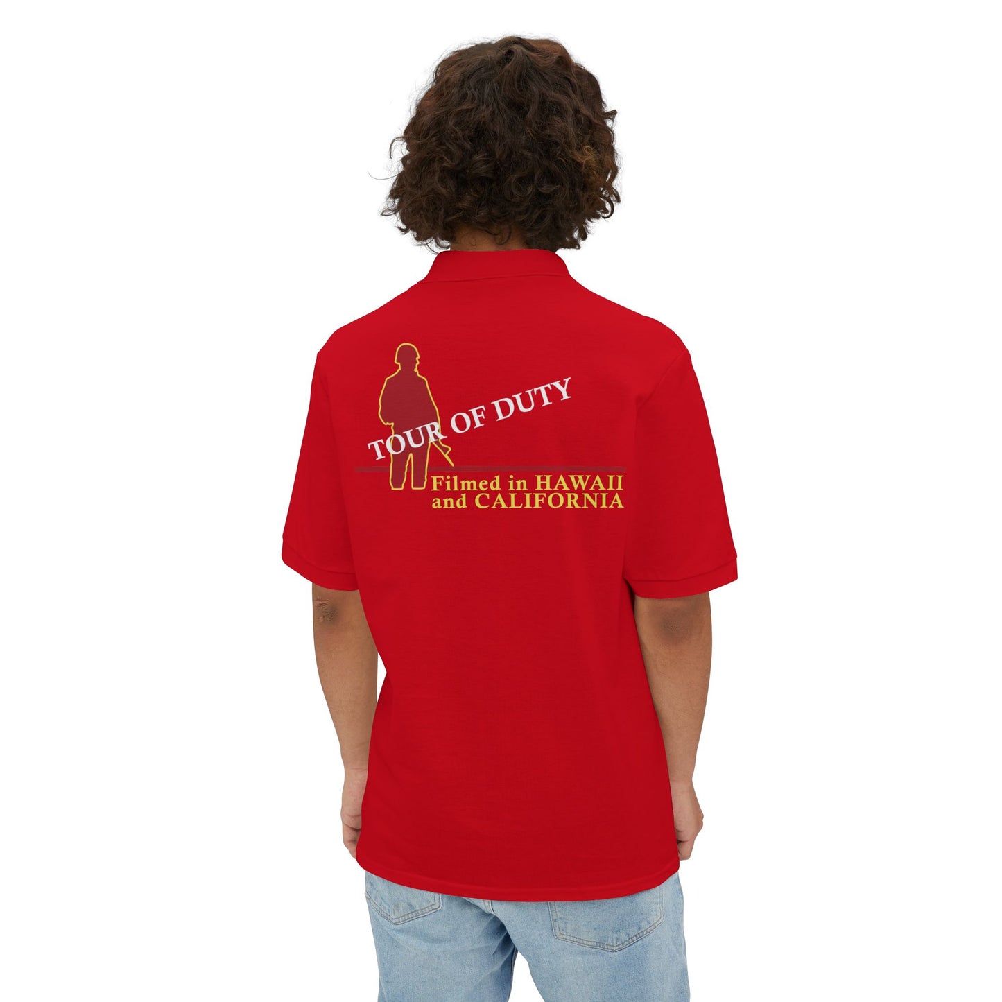 Men's Casual Piqué Polo - Tour Of Duty