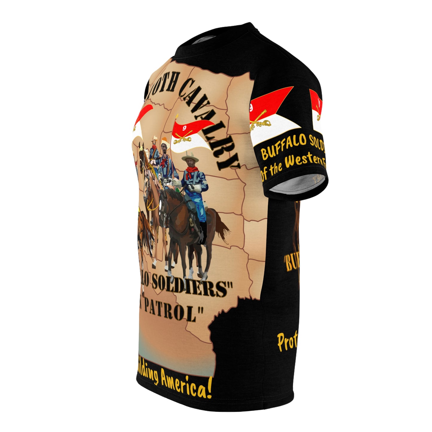 AOP - Army - 9th and 10th Cavalrymen - Buffalo Soldiers - Building America - Protecting Borders!