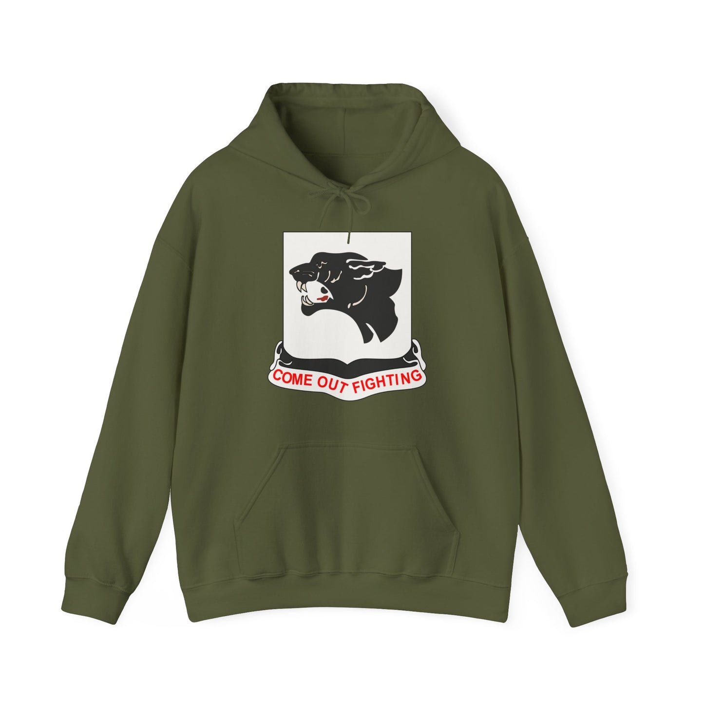 Unisex Heavy Blend™ Hooded Sweatshirt - Army - 761st Tank Battalion - Black Panthers