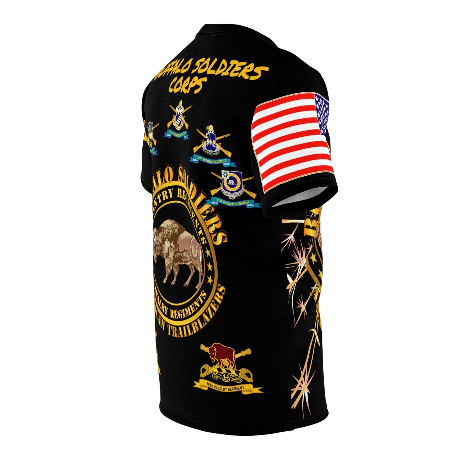 AOP - Army - Cavalry and Infantry Regiments  of the "Buffalo Soldiers" - American History