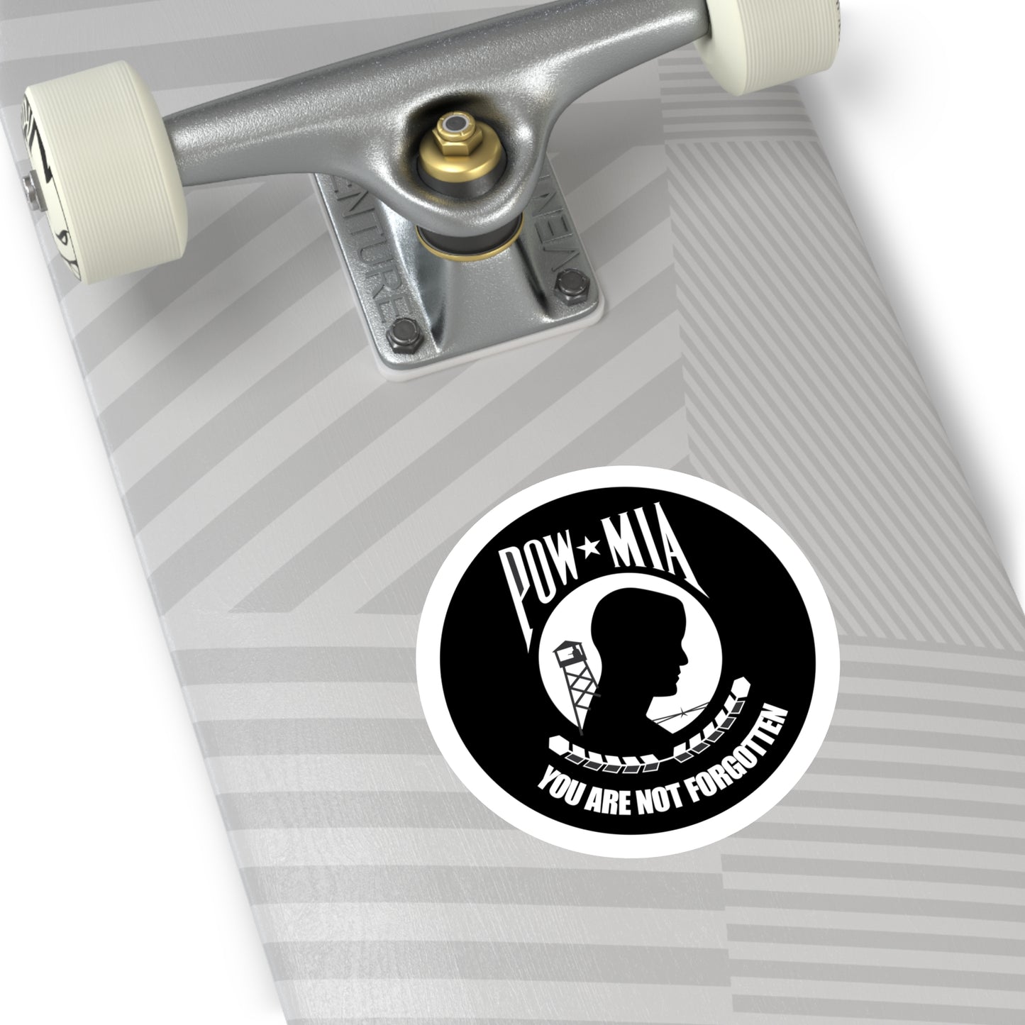 Round Stickers, Indoor\Outdoor POW/MIA Stickers - POWs/MIAs - YOU ARE NOT FORGOTTEN!