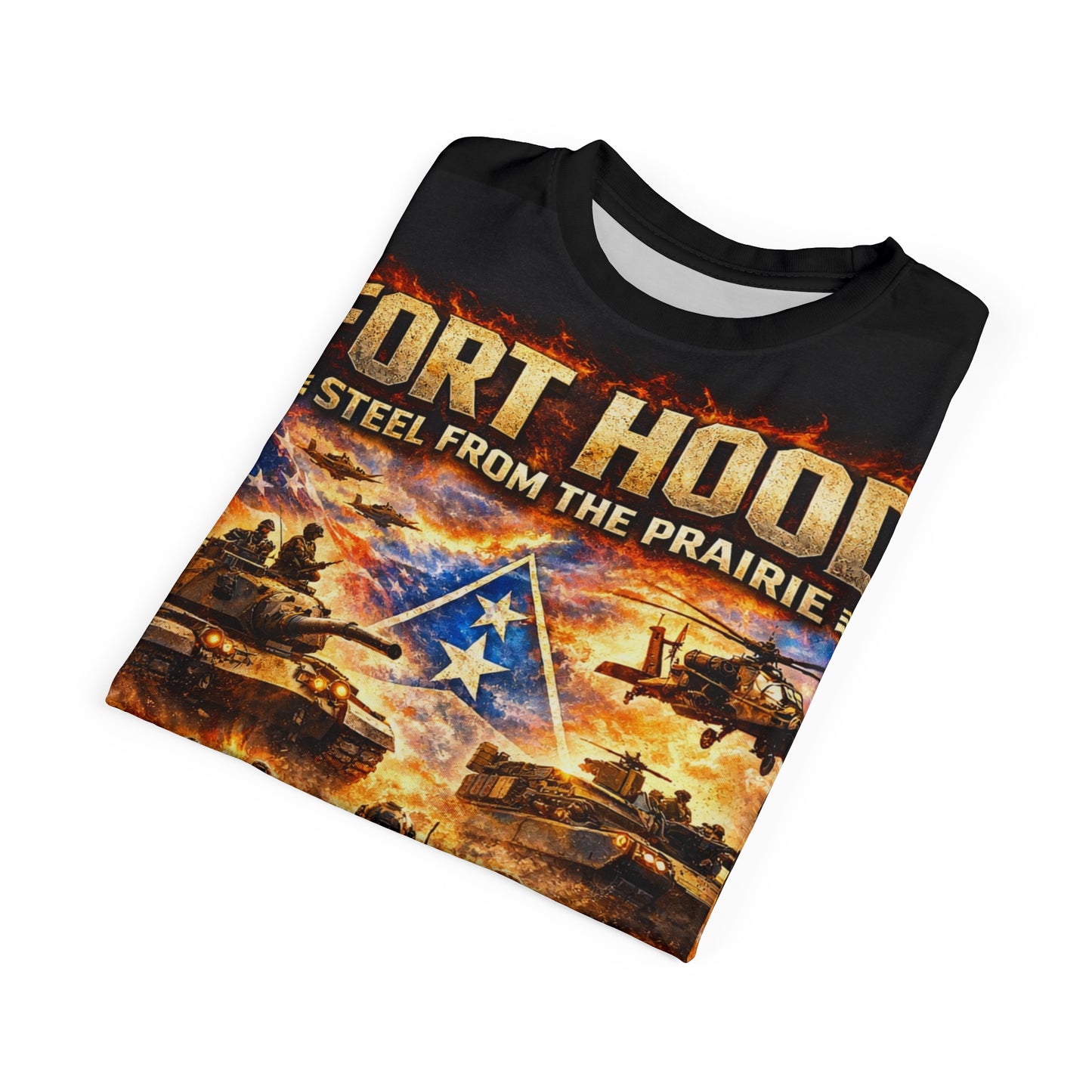 Fort Hood 1st Cavalry Division Tribute Tee — "Steel from the Prairie"