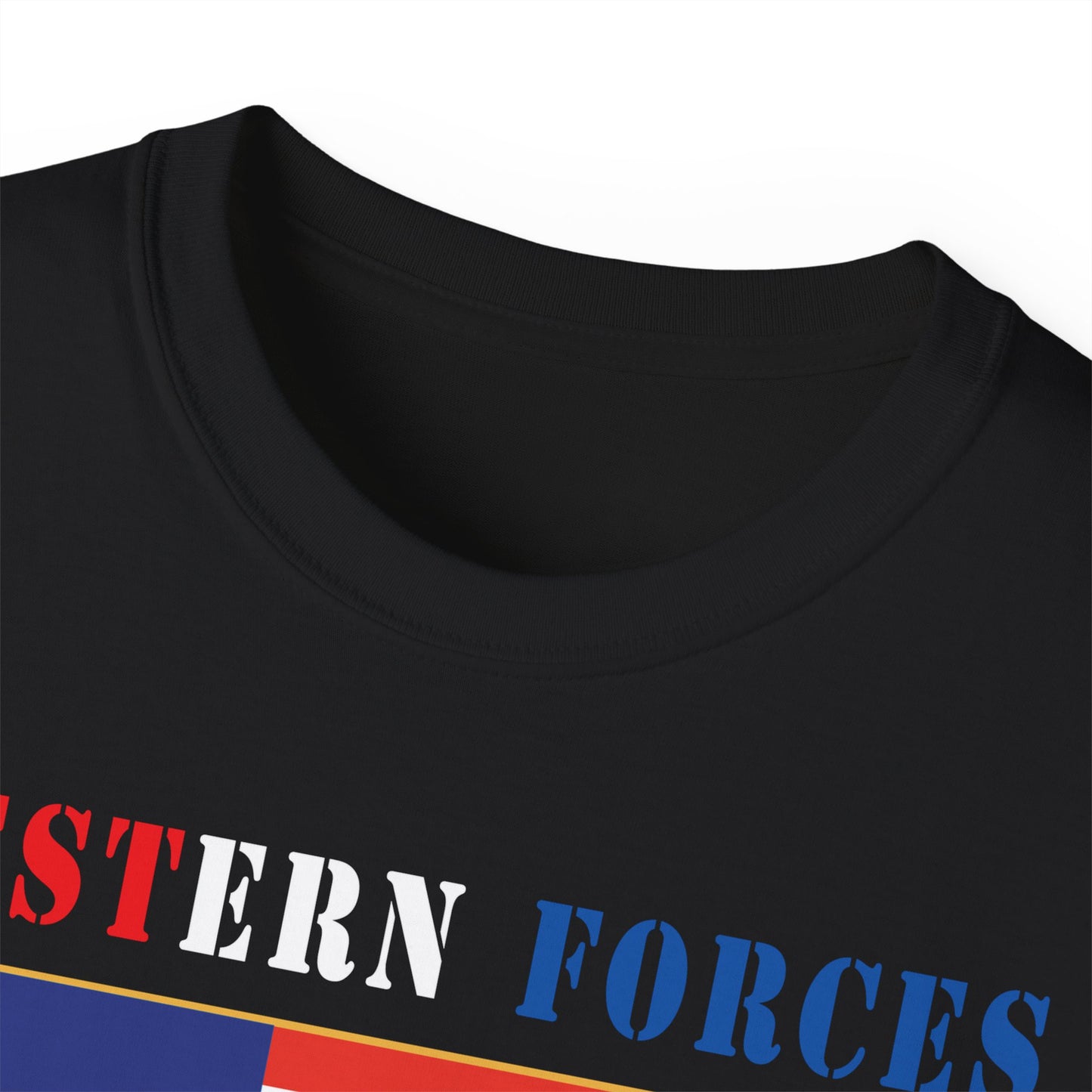 Unisex Ultra Cotton Tee - Flag - Western Forces - 2 Star Flag w Txt X 300