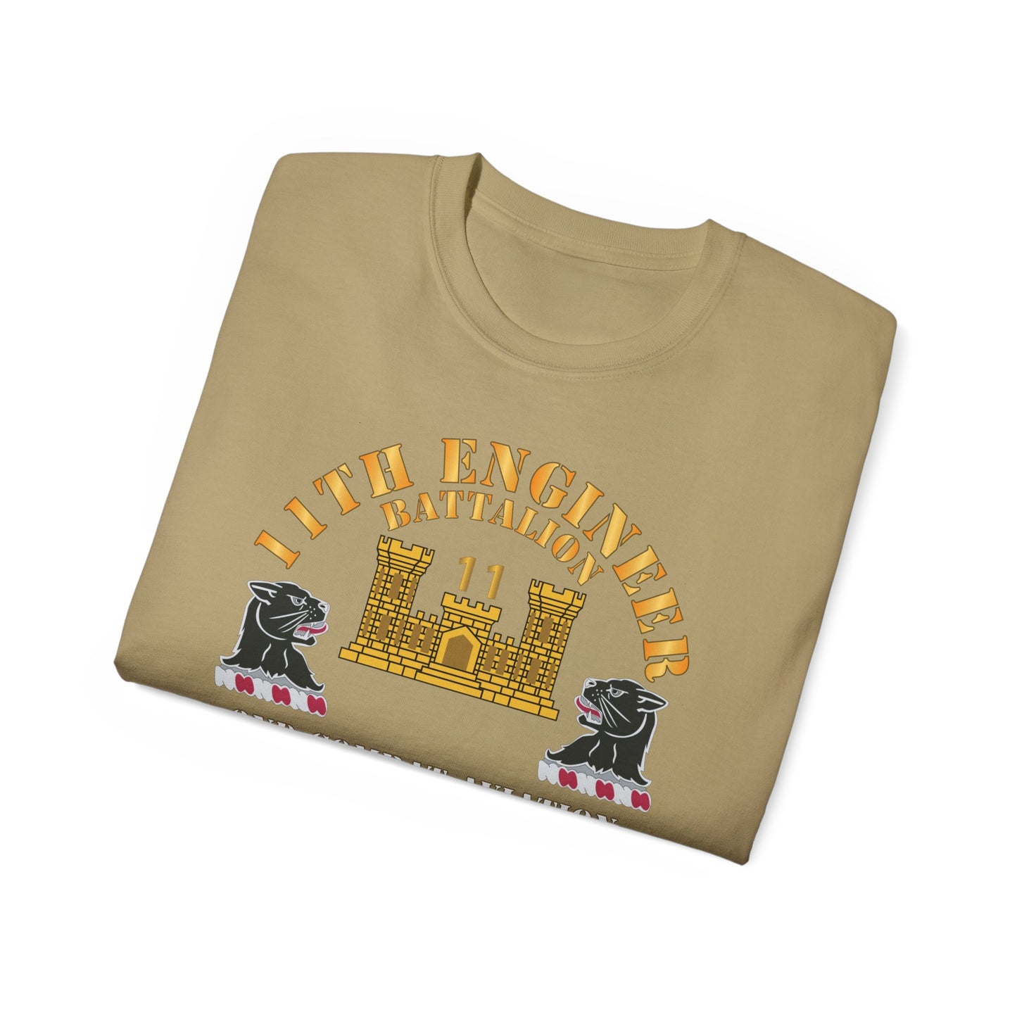 Unisex Ultra Cotton Tee - Classic - 11th Engineer Battalion - Camp Humphries 2nd Infantry Division - Korea