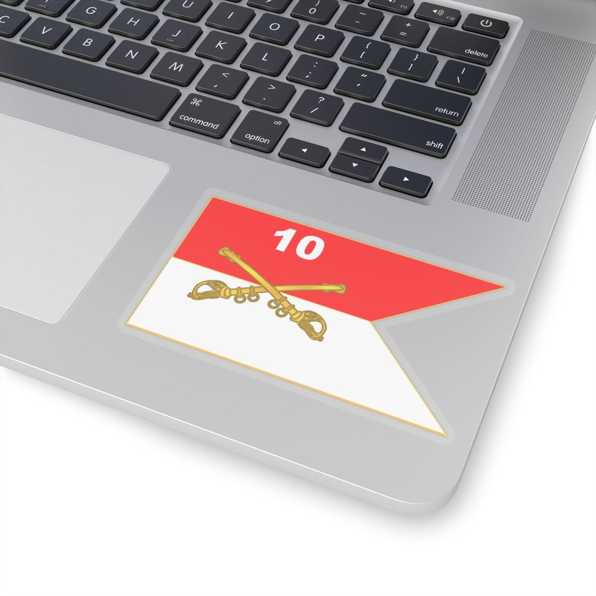 Kiss-Cut Stickers - 10th Cavalry Guidon - Buffalo Soldiers