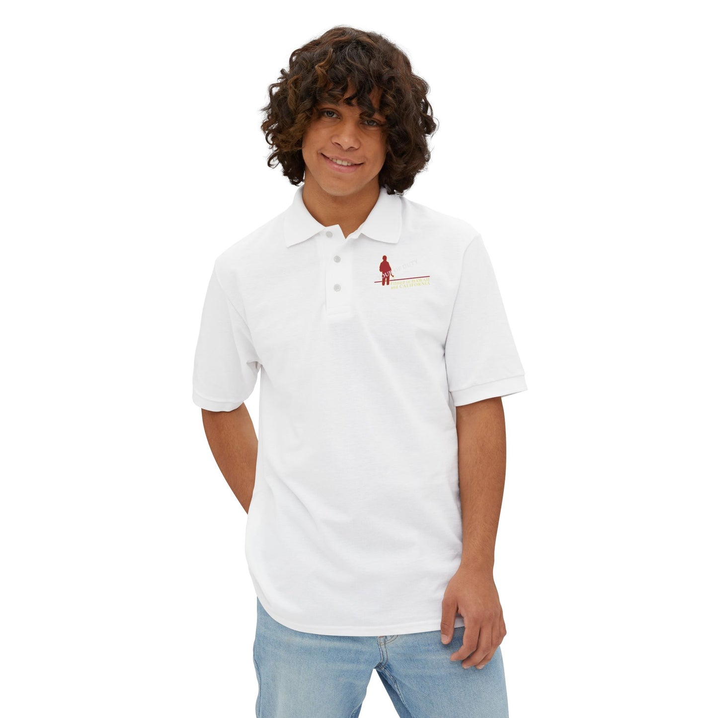 Men's Casual Piqué Polo - Tour Of Duty