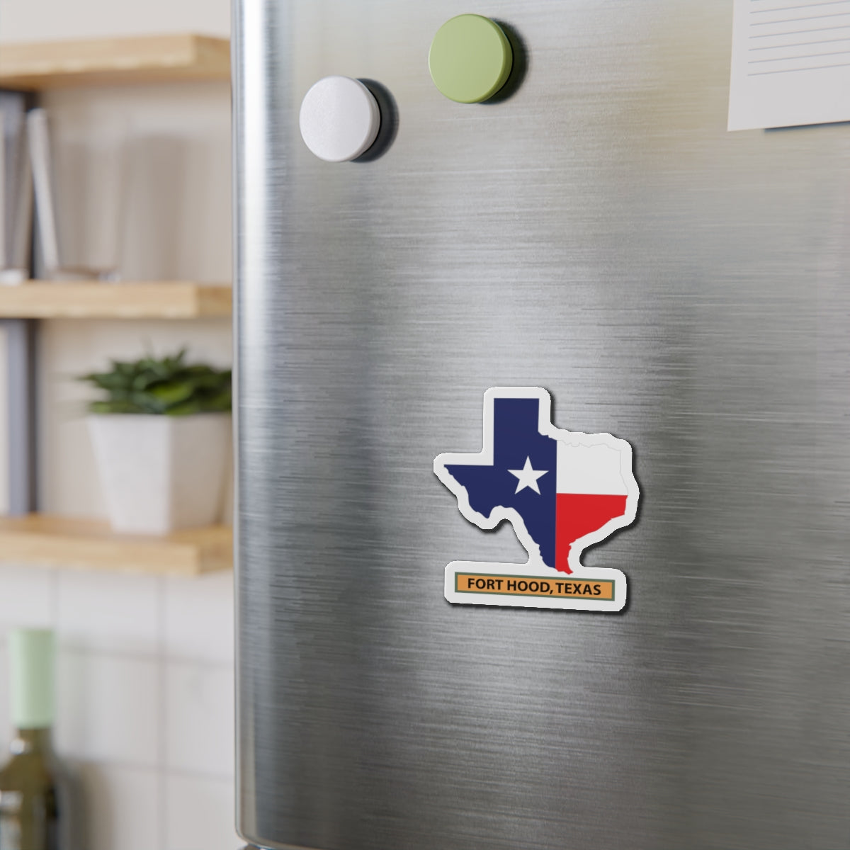 Die-Cut Magnets - Fort Hood, Texas