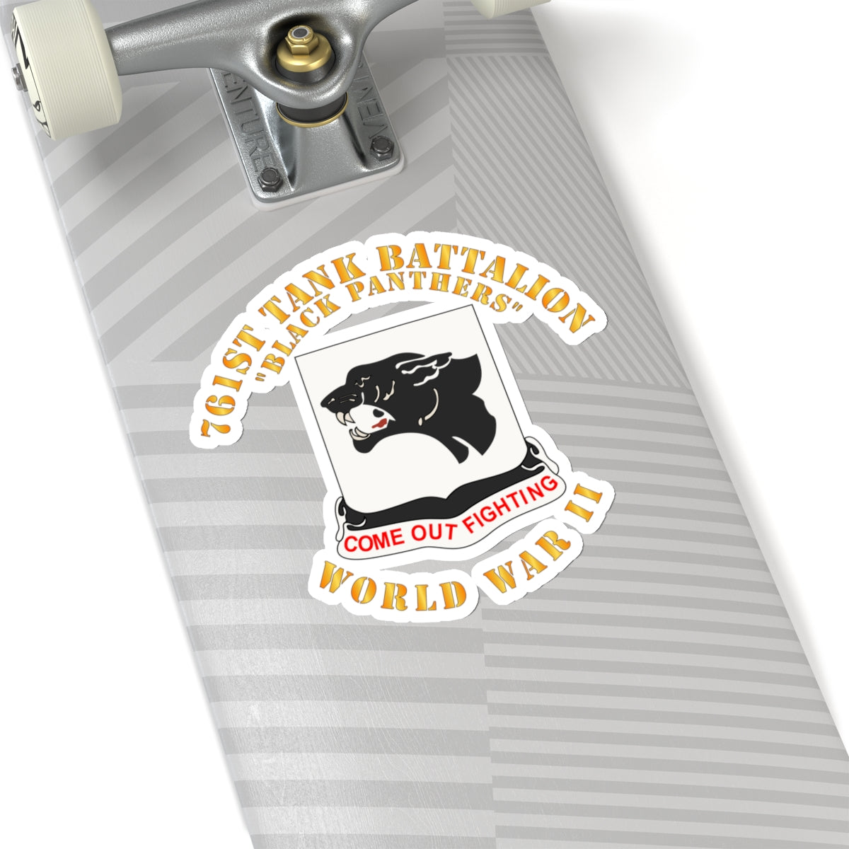 Kiss-Cut Stickers - Army - 761st Tank Battalion - Black Panthers - WWII