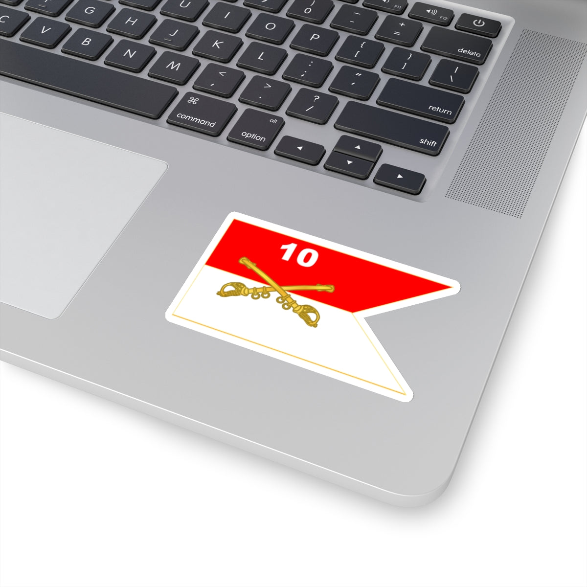 Kiss-Cut Stickers - 10th Cavalry Guidon - Buffalo Soldiers