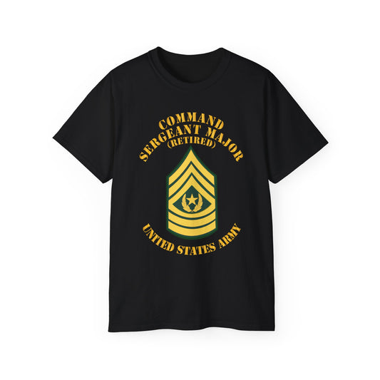 Unisex Ultra Cotton Tee - CSM - Retired - Command Sergeant Major Classic T Shirt