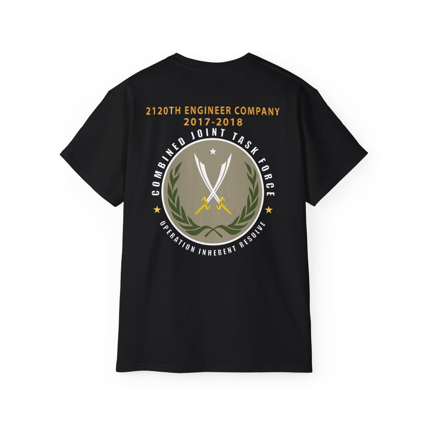 Unisex Ultra Cotton Tee - 2120th Engineer Company - 2017-2018 - Operation Inherent Resolve X 300