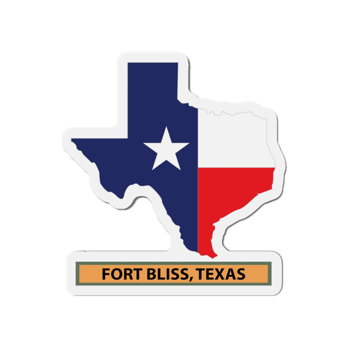 Die-Cut Magnets - Fort Bliss, Texas