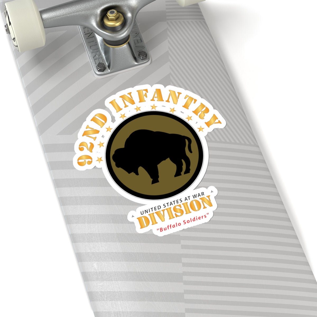 Kiss-Cut Stickers - Army - 92nd Infantry Division - Buffalo Soldiers X 300