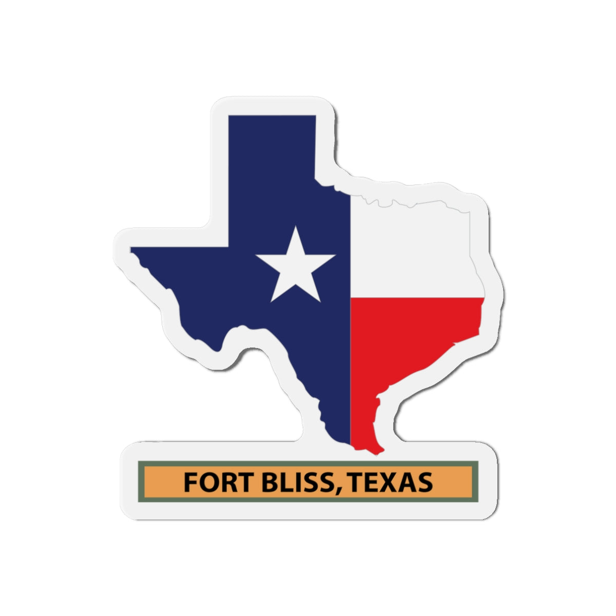 Die-Cut Magnets - Fort Bliss, Texas