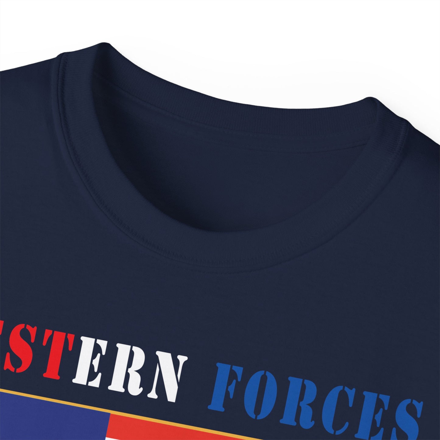 Unisex Ultra Cotton Tee - Flag - Western Forces - 2 Star Flag w Txt X 300