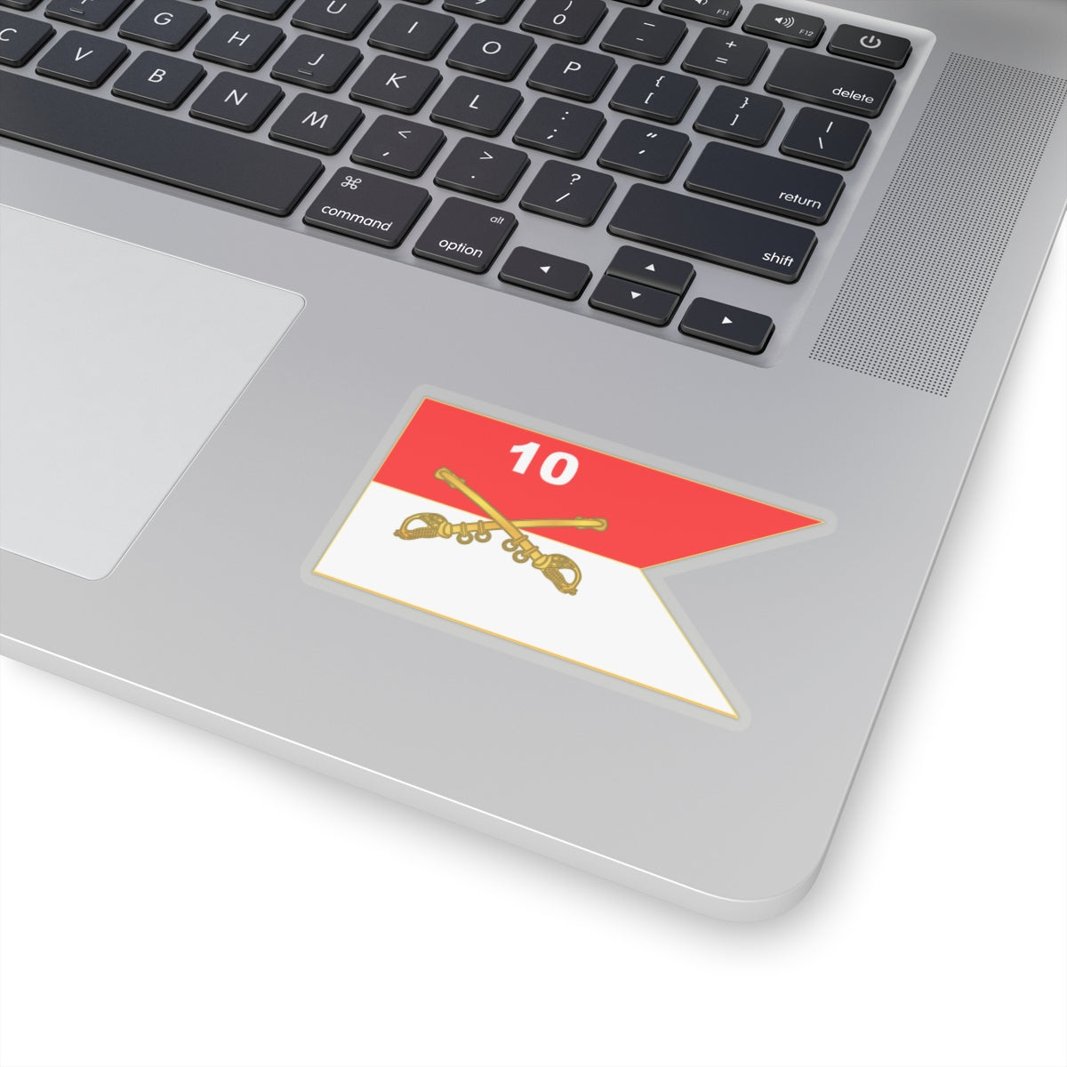 Kiss-Cut Stickers - 10th Cavalry Guidon - Buffalo Soldiers