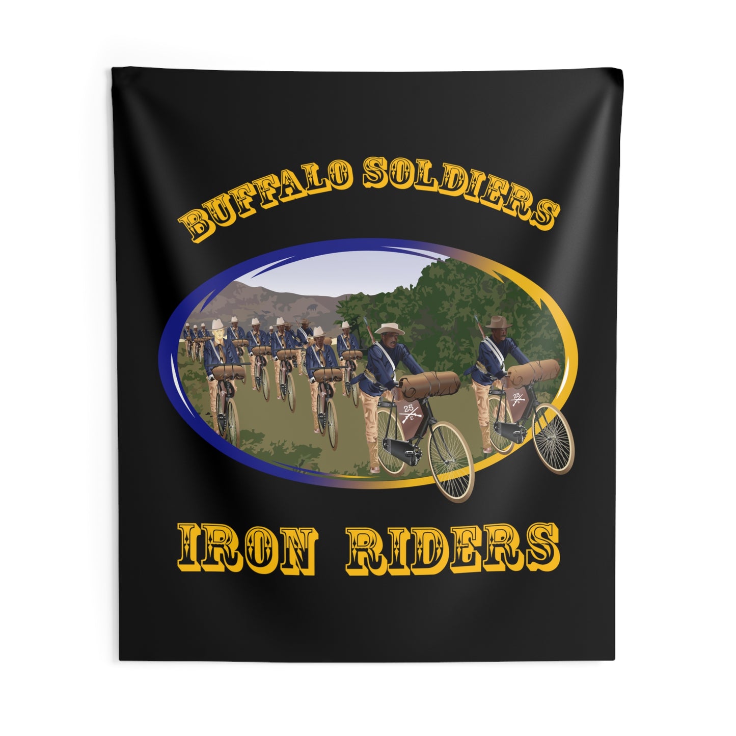 Indoor Wall Tapestries - Buffalo Soldiers - Iron Riders