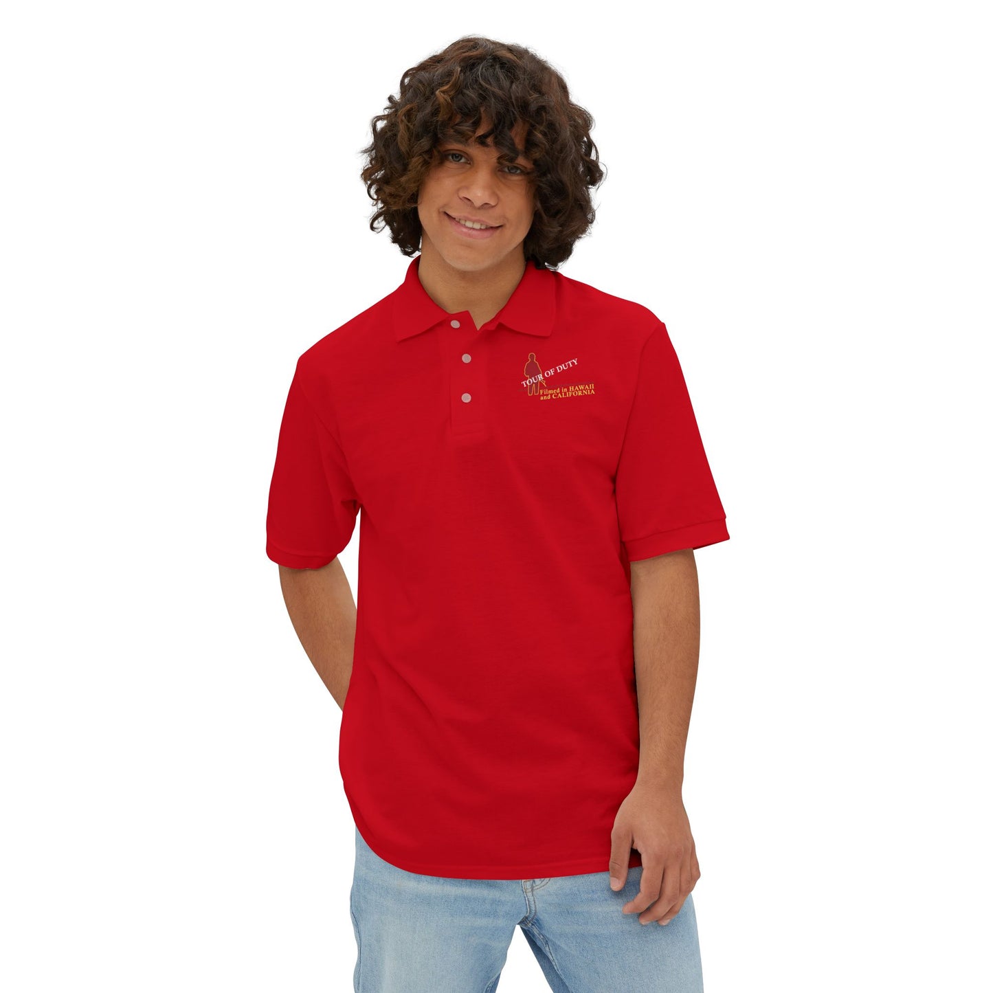 Men's Casual Piqué Polo - Tour Of Duty