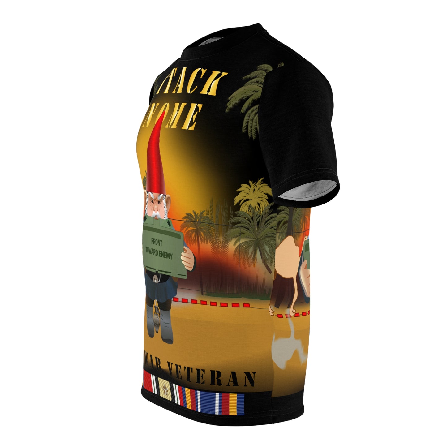 Unisex AOP - Attack Gnome - Iraq War Veteran with Iraq War Service Ribbons