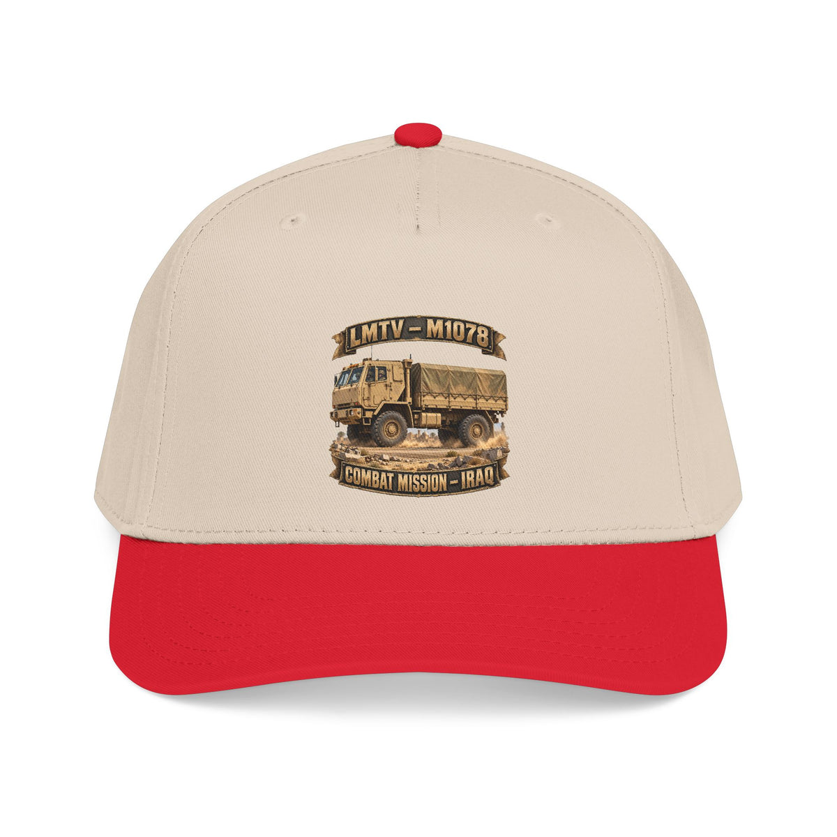 Mid Profile Baseball Cap - Army - LMTV - 1078 - Combat Mission - Iraq - 3D - Enhanced