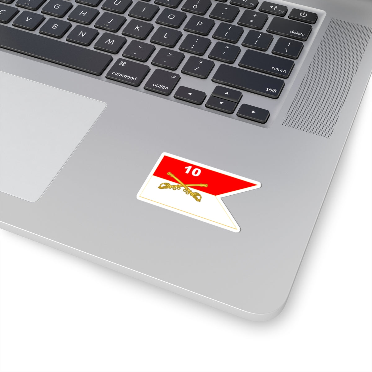 Kiss-Cut Stickers - 10th Cavalry Guidon - Buffalo Soldiers