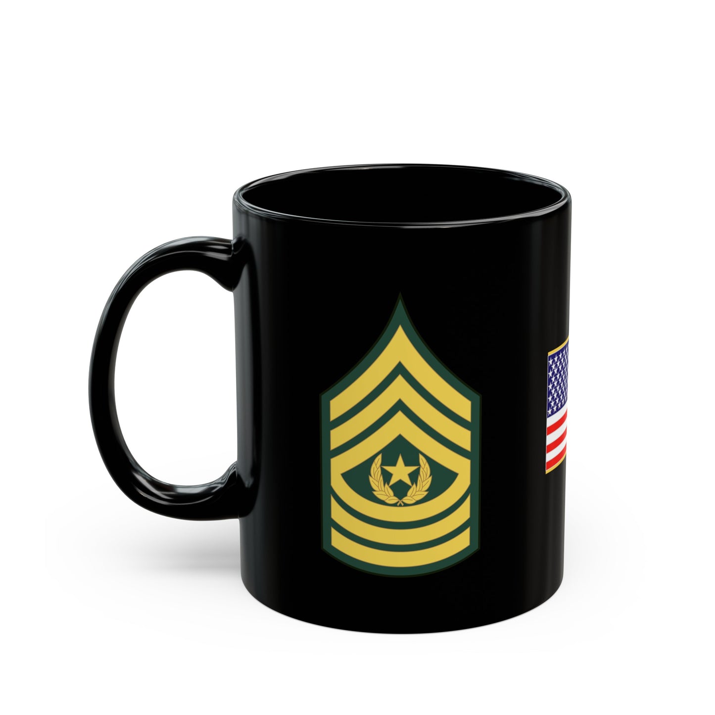 Black Coffee Mug 11oz, 15oz - Army - Command Sergeant Major - CSM