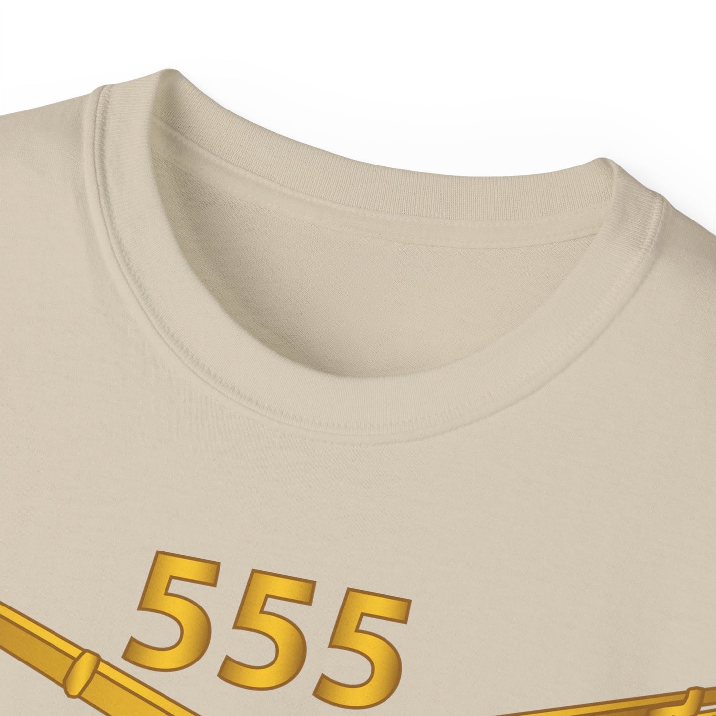 Unisex Ultra Cotton Tee - 555th Infantry Regiment Branch wo Txt X 300