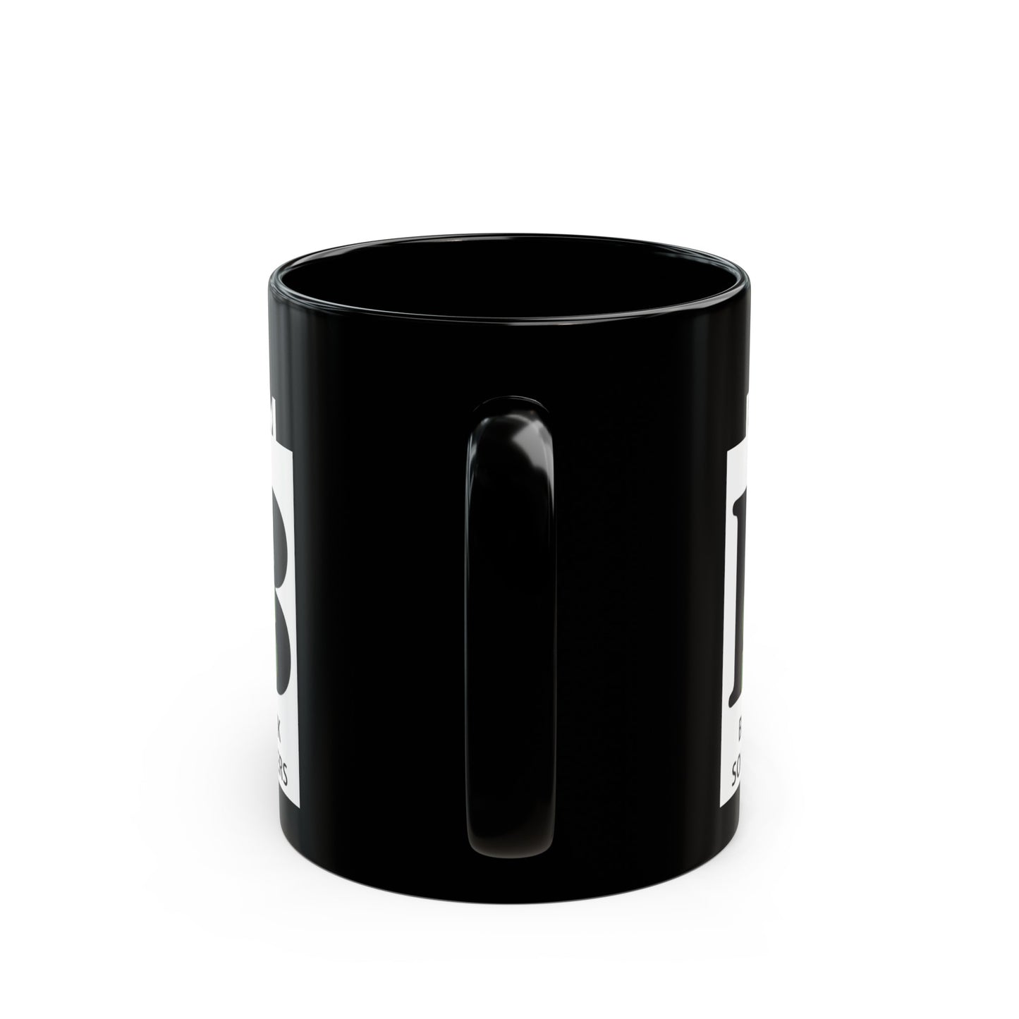 Black Mug 15oz - Army - Black-Soldiers.Com