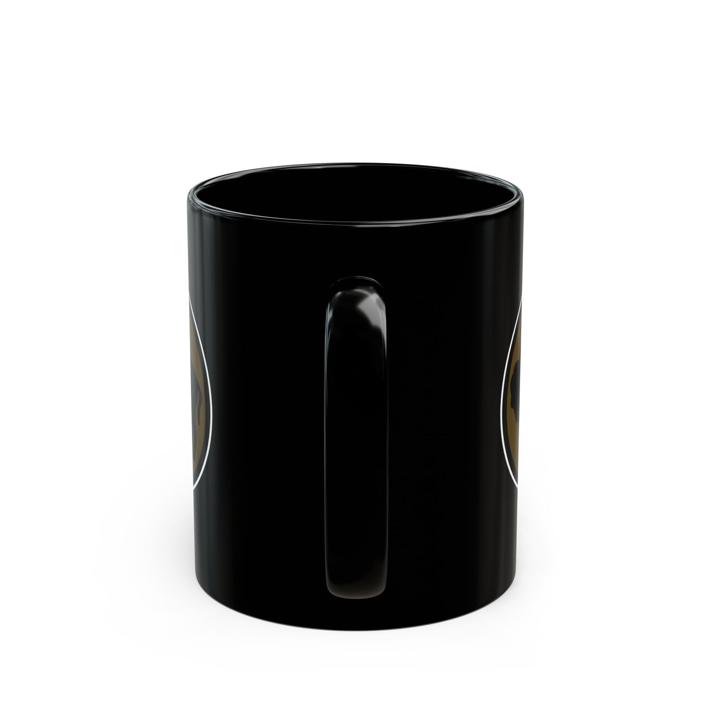 Black Mug 15oz - Army - 92nd Infantry Division wo Txt