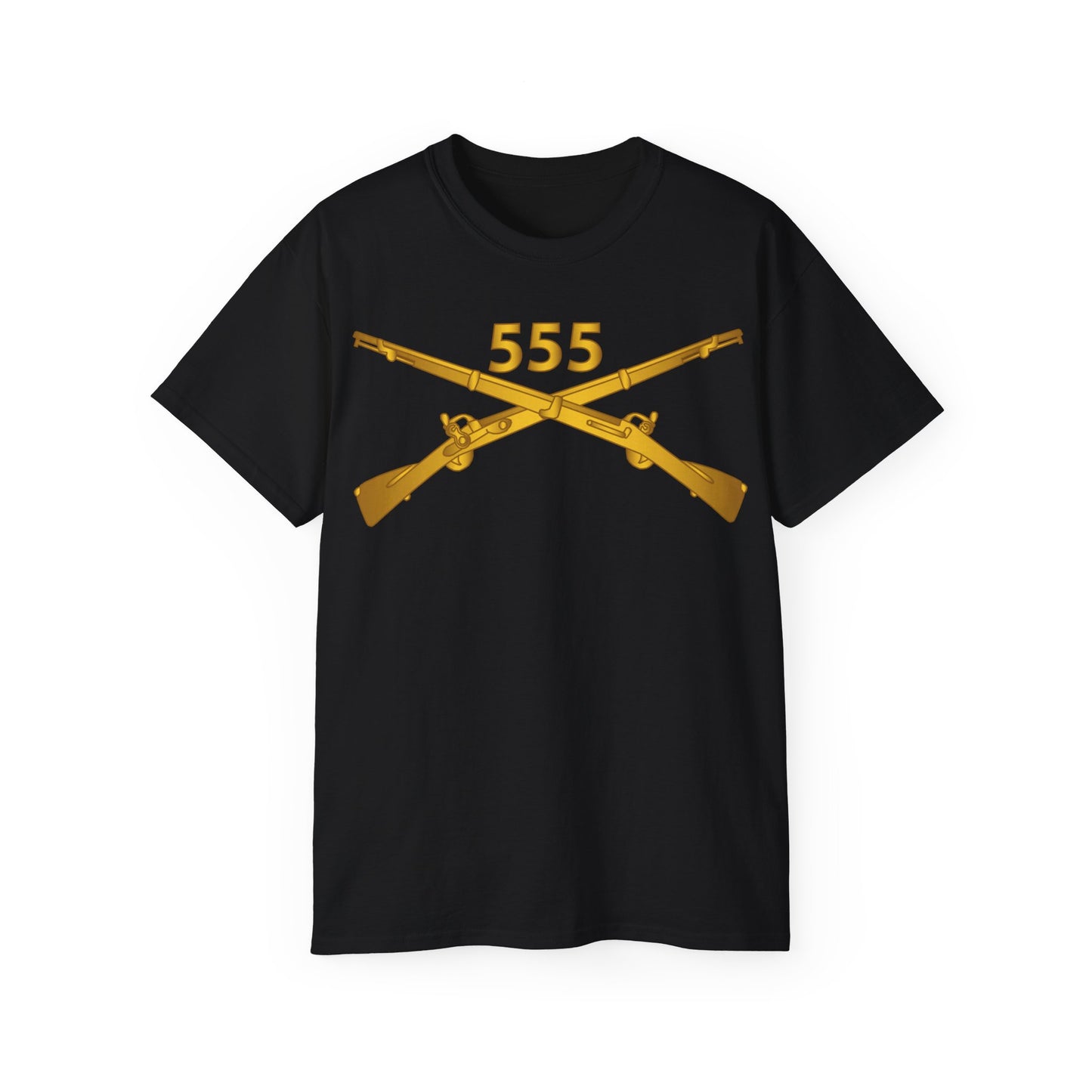 Unisex Ultra Cotton Tee - 555th Infantry Regiment Branch wo Txt X 300