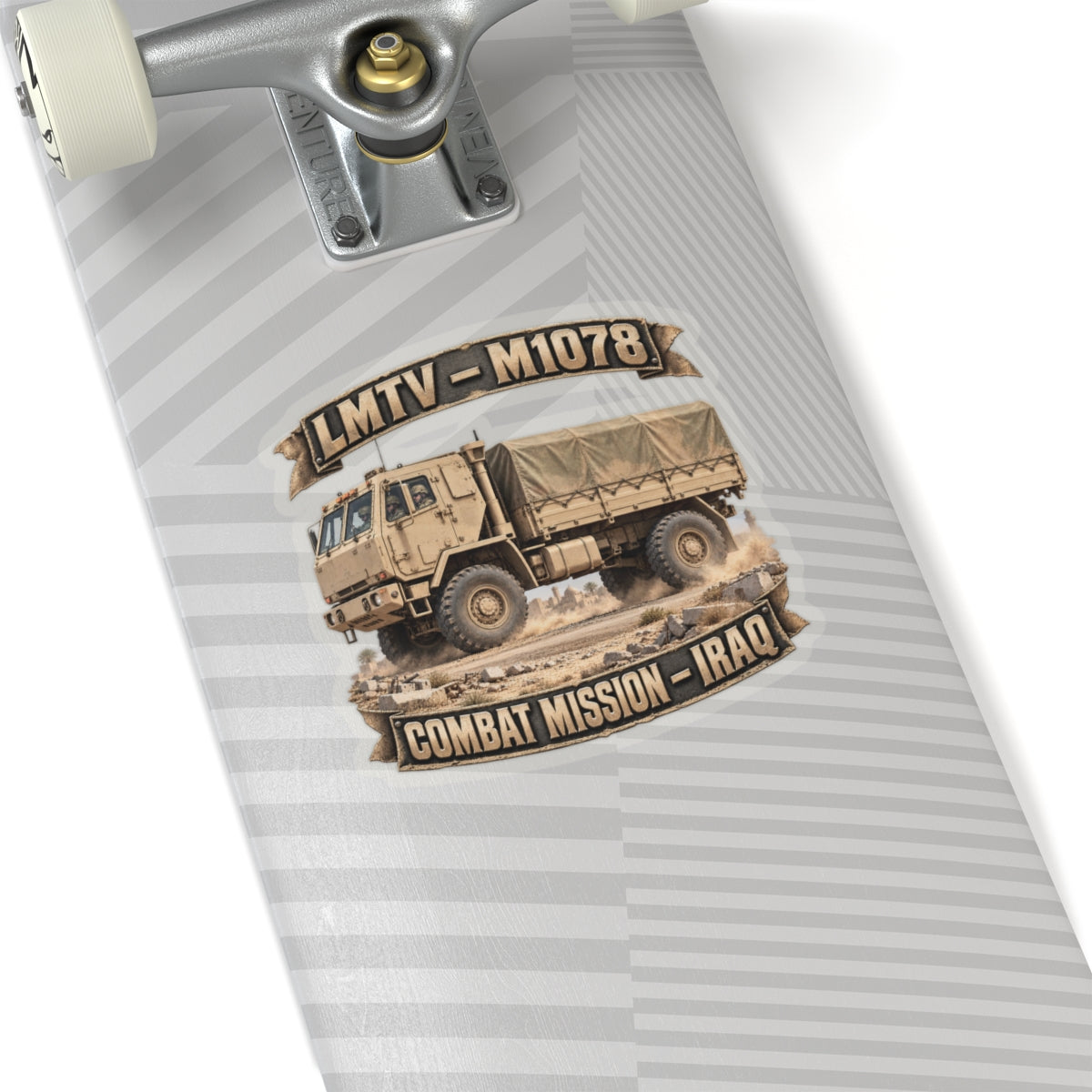 Kiss-Cut Stickers - Army - LMTV - 1078 - Combat Mission - Iraq - 3D - Enhanced