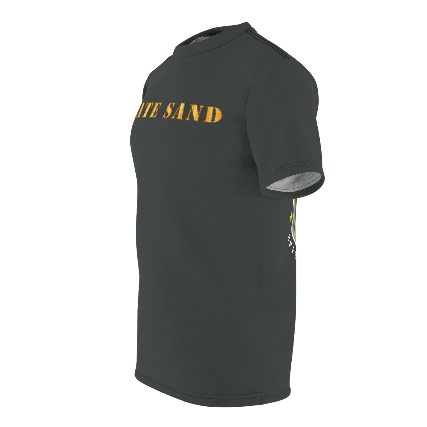 Unisex Cut & Sew Tee (AOP) - I Hate Sand