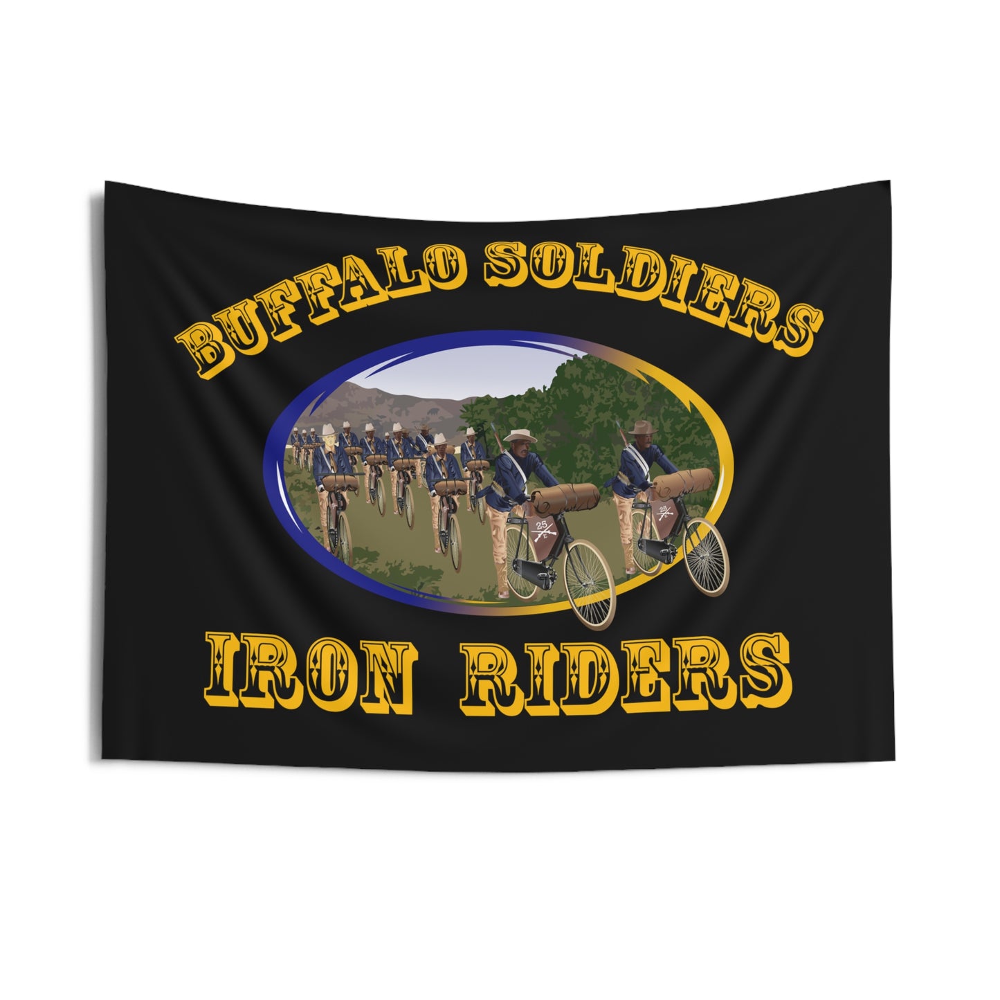 Indoor Wall Tapestries - Buffalo Soldiers - Iron Riders
