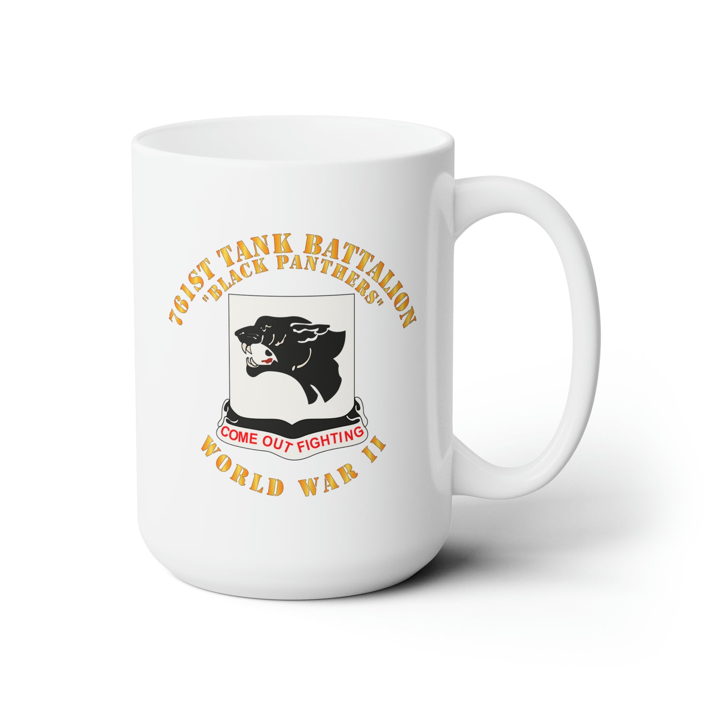 Ceramic Mug - Army - 761st Tank Battalion - Black Panthers - WWII