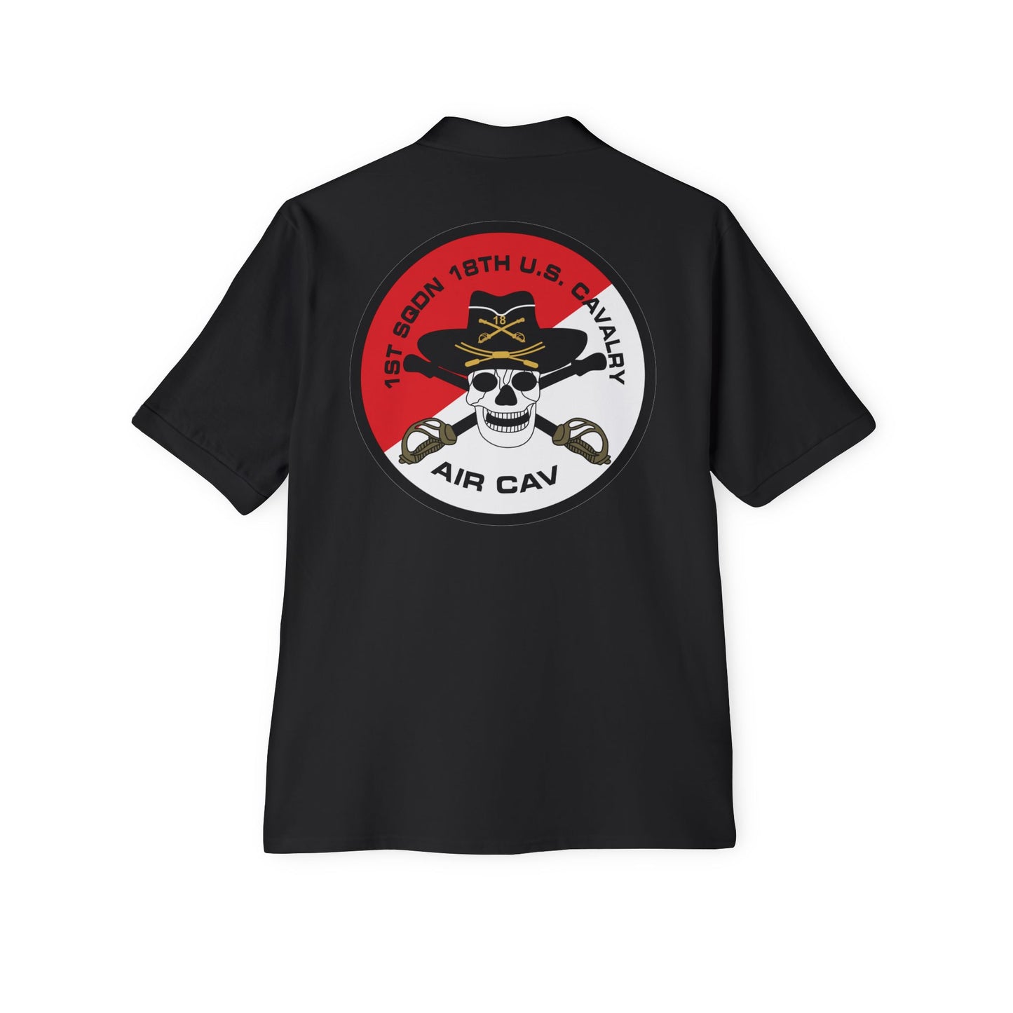 Men's Casual Piqué Polo - 1st Squadron, 18th U.S Cavalry X 300