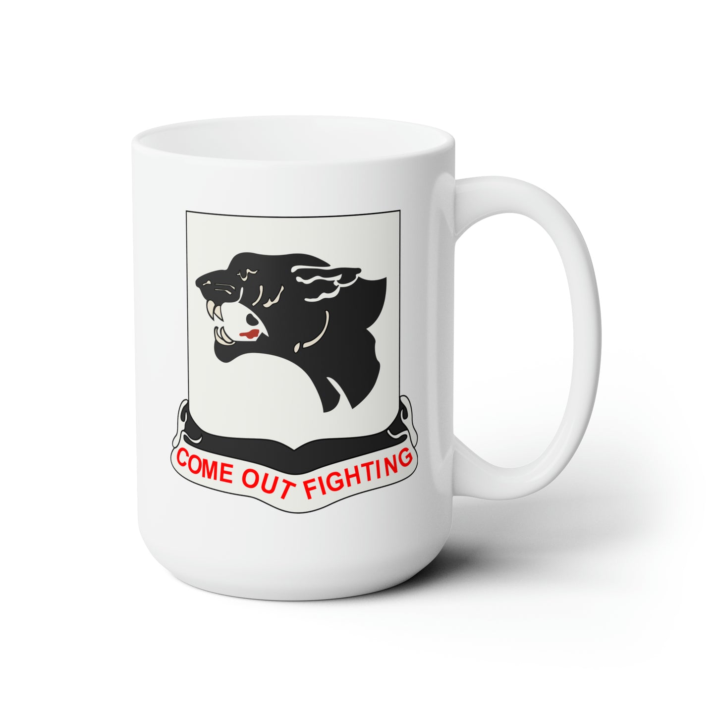 Ceramic Mug - Army - 761st Tank Battalion - Black Panthers wo Txt