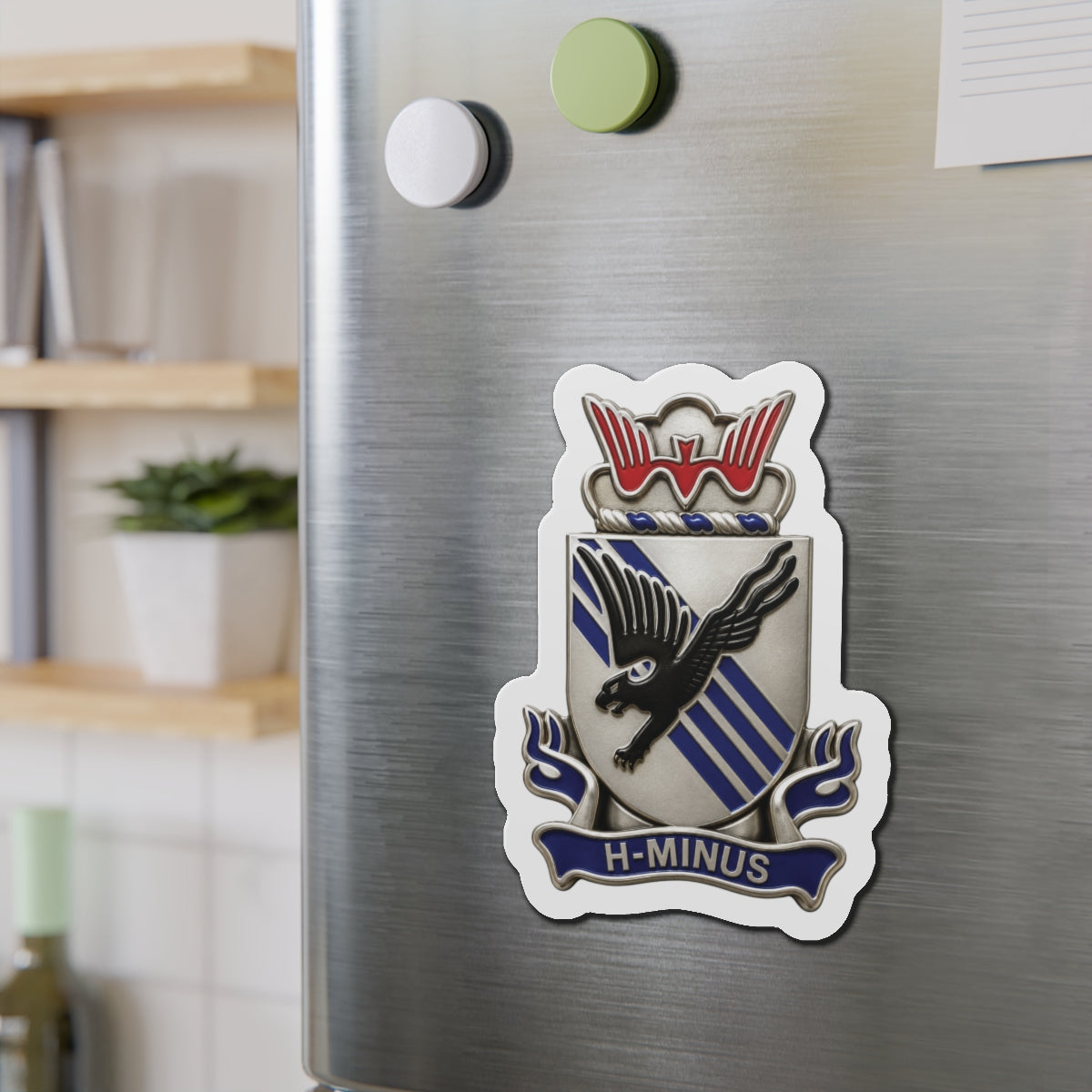 Die-Cut Magnets — Army - 505th Parachute Infantry Regiment (PIR) - DUI - 3D - Enhanced