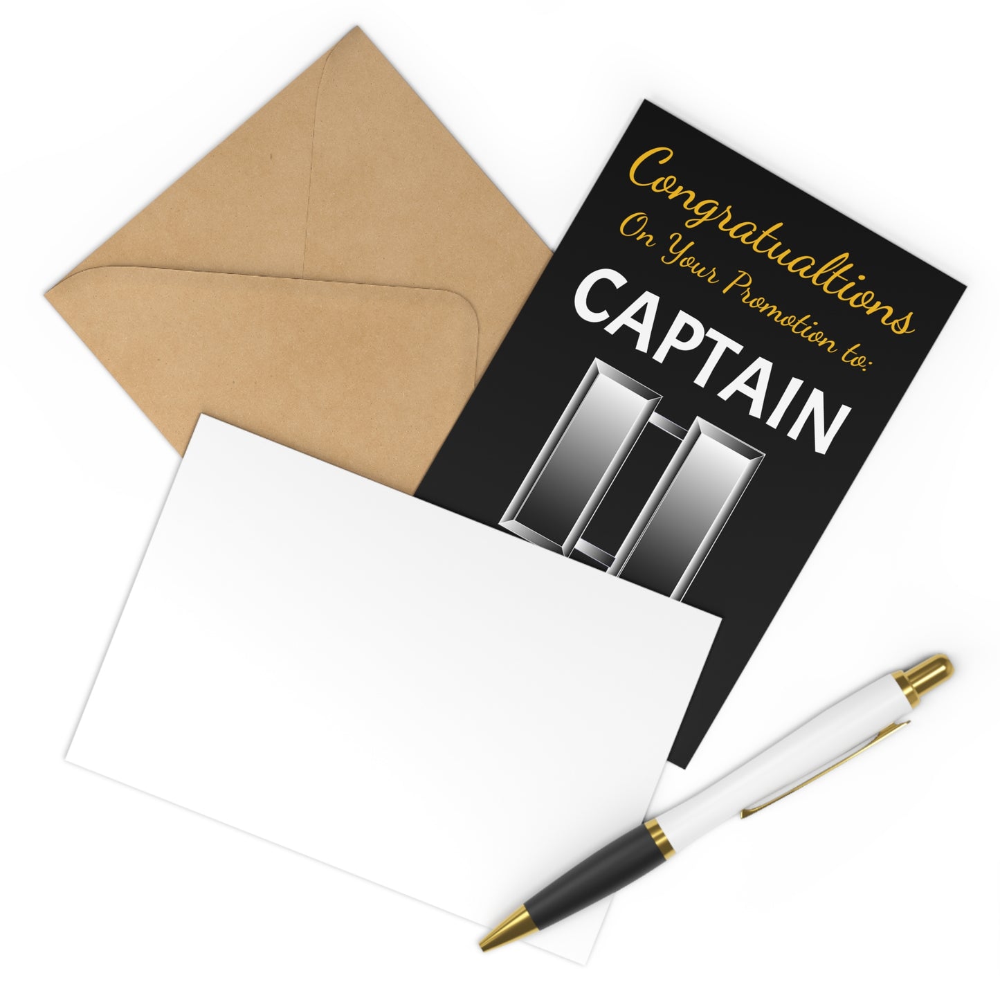 Postcards (7 pcs) - Congratulations on your promotion to CAPTAIN - Best Wishes