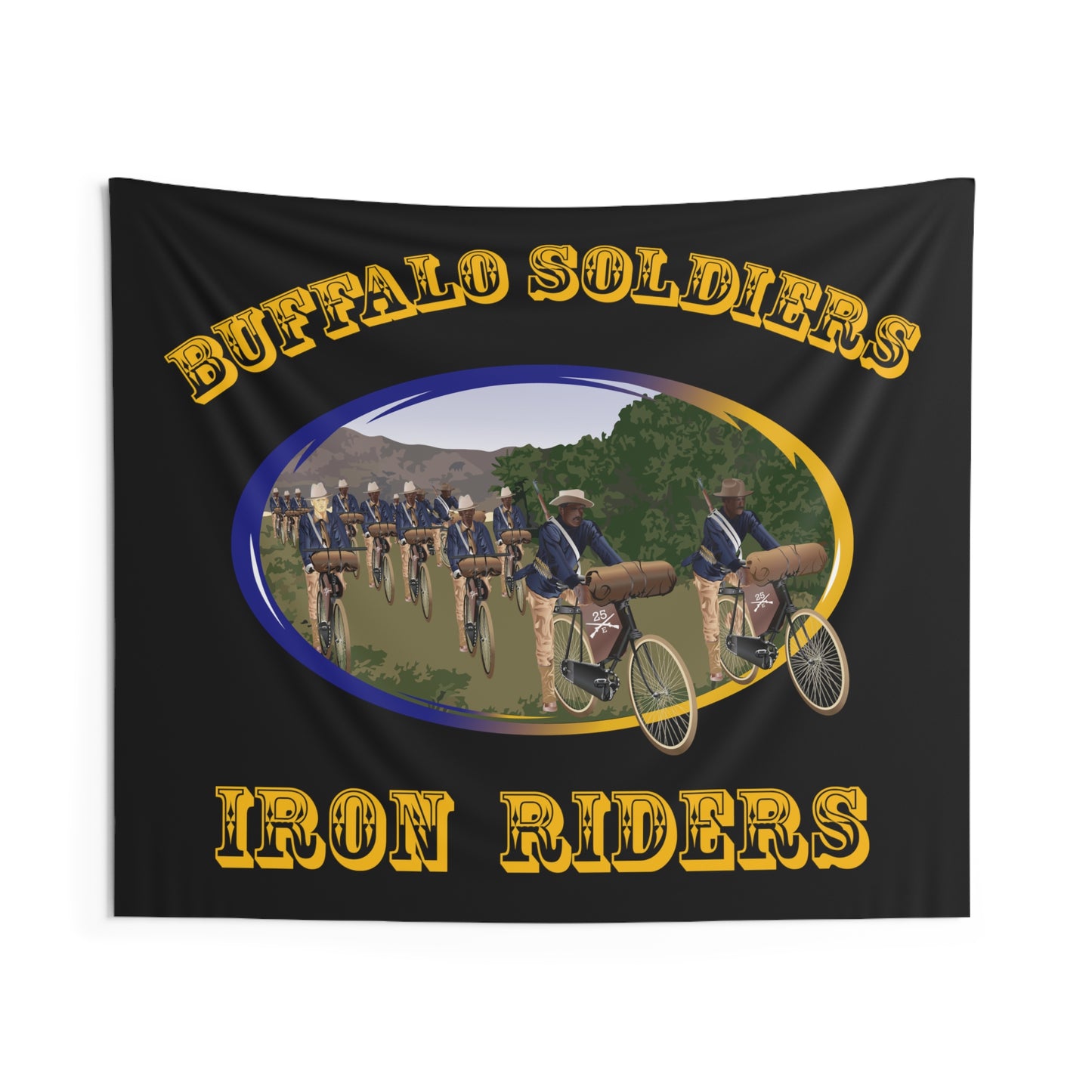 Indoor Wall Tapestries - Buffalo Soldiers - Iron Riders