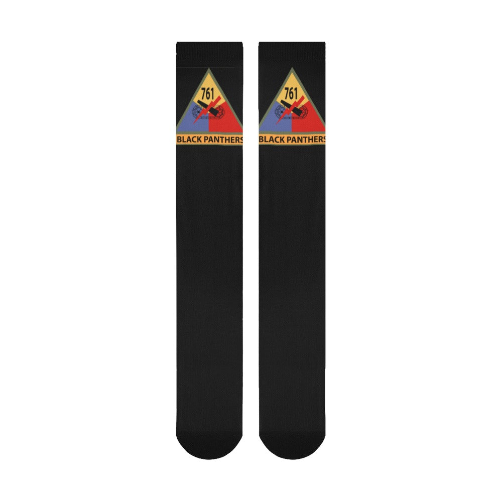 Over-The-Calf Socks - Army - 761st Tank Battalion SSI w Name Tape Socks