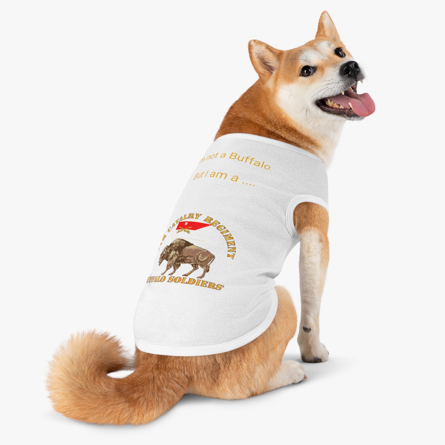 Pet Tank Top - I'm not a Buffalo, But I'm a ... (9th Cavalry Regiment, "Buffalo Soldiers")