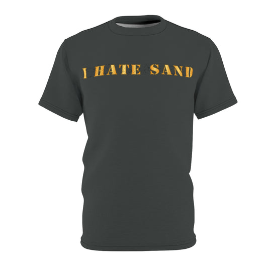 Unisex Cut & Sew Tee (AOP) - I Hate Sand